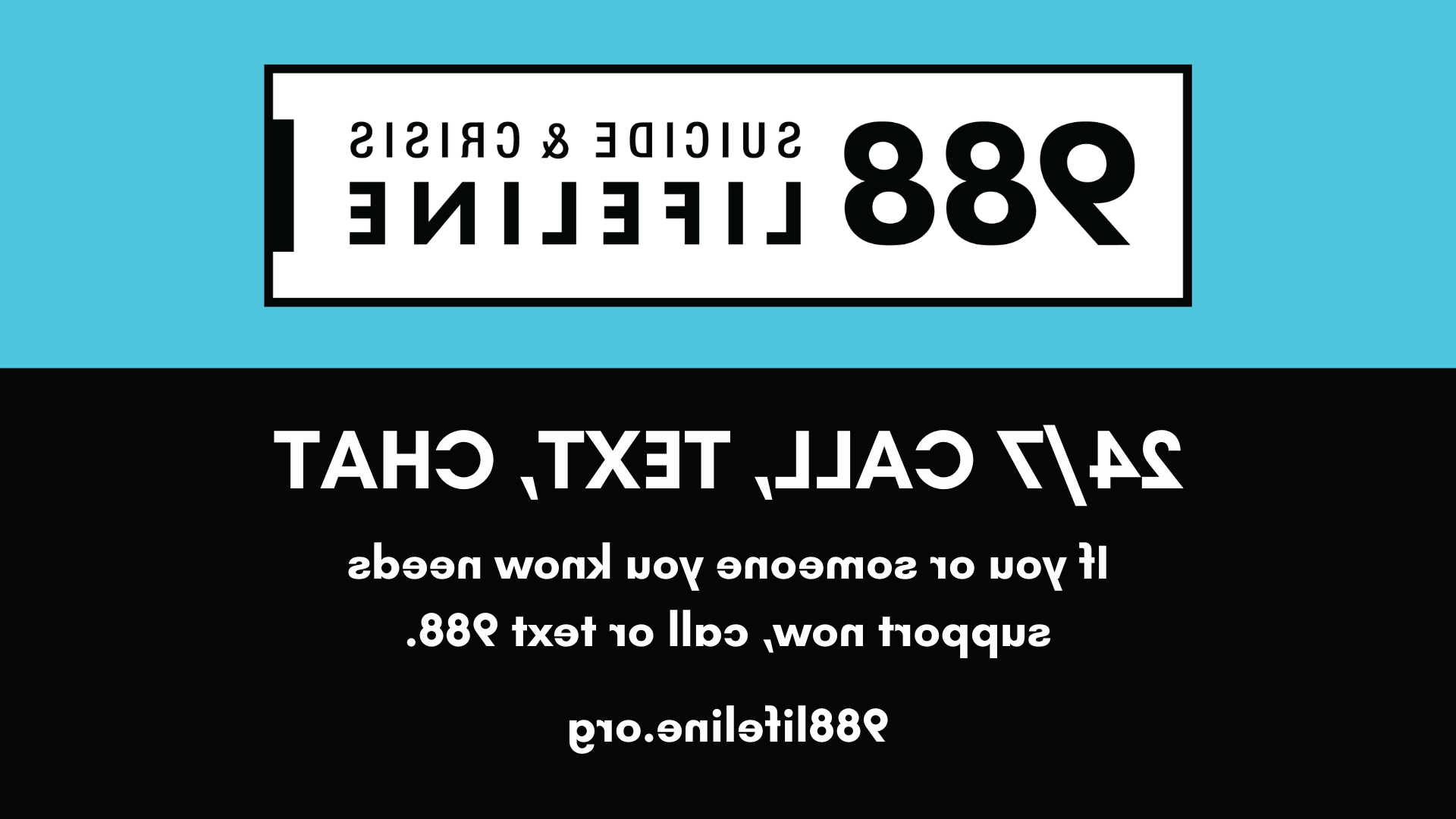 988自杀和危机生命线-电话，短信或聊天